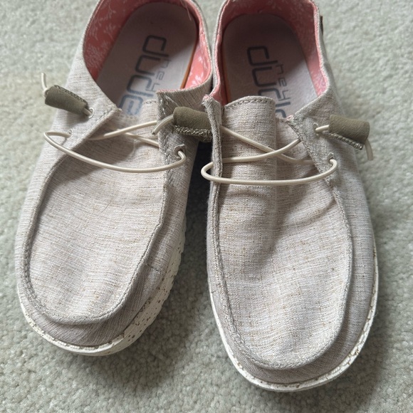Hey Dude Shoes - Hey Dude Light Tan Slip-On Shoes